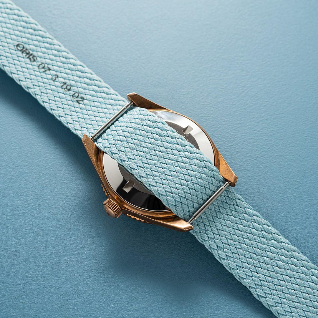 Oris Oris Divers Sixty‑Five 'Cotton Candy' 01 733 7771 3155-07 3 19 02BRS женские часы голубой циферблат на запястье